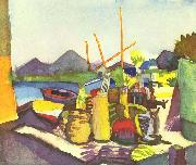 August Macke Landschaft bei Hammamet oil painting artist